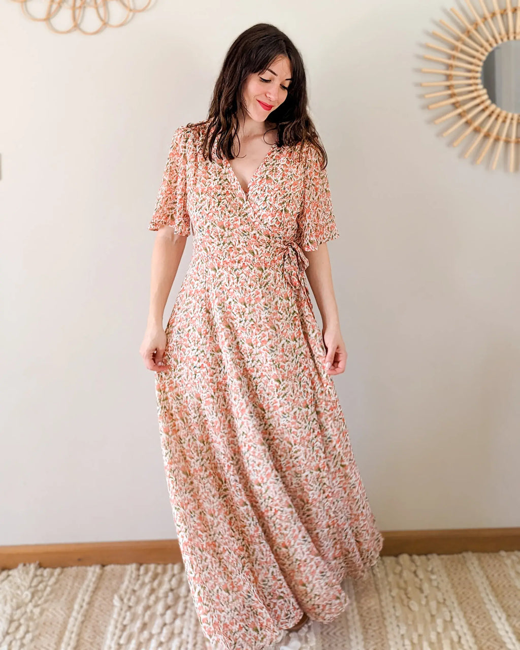 Robe Longue Fleurie - Mya