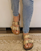 Mules Dorées - Gilda