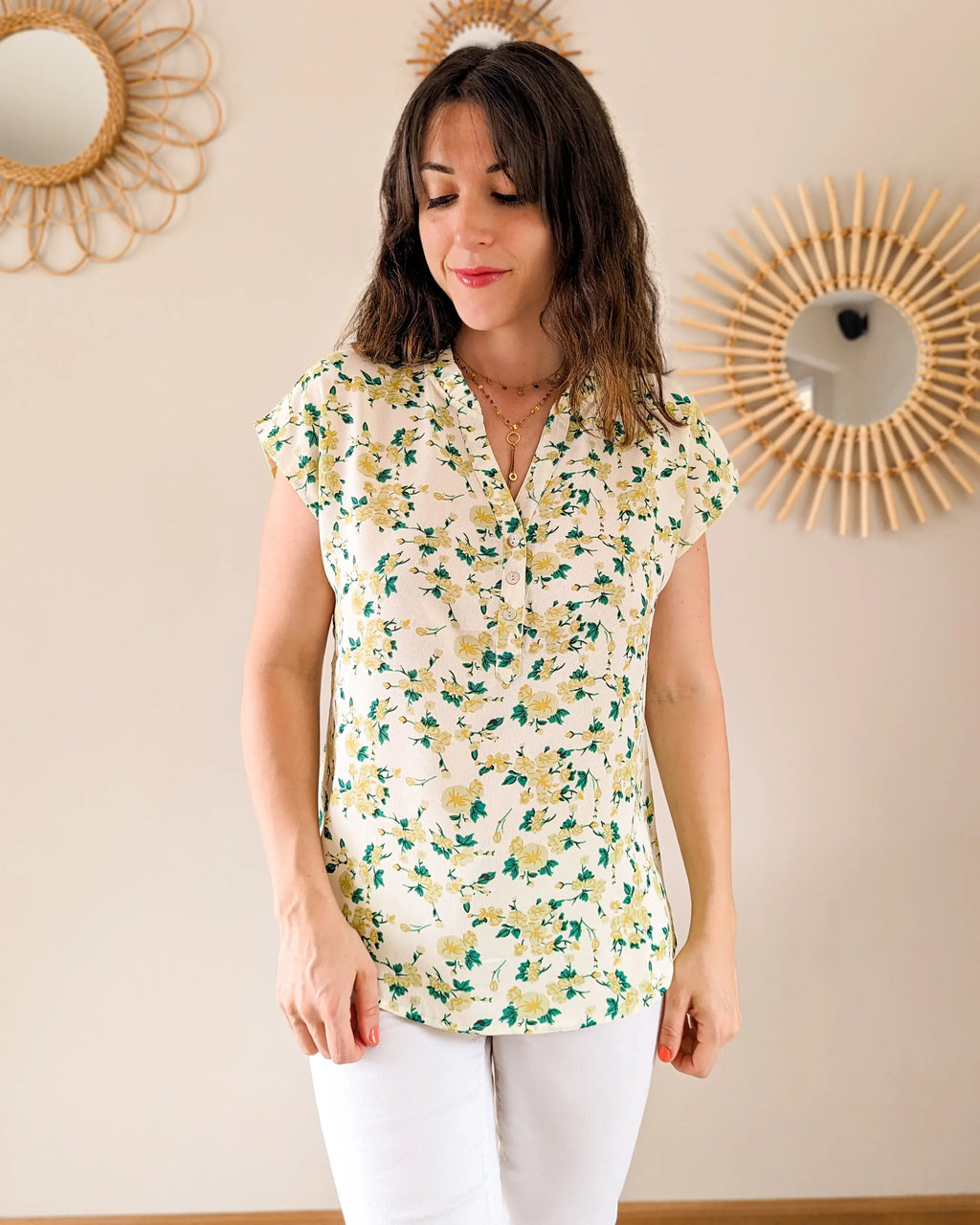 Blouse Fleurie - Anita