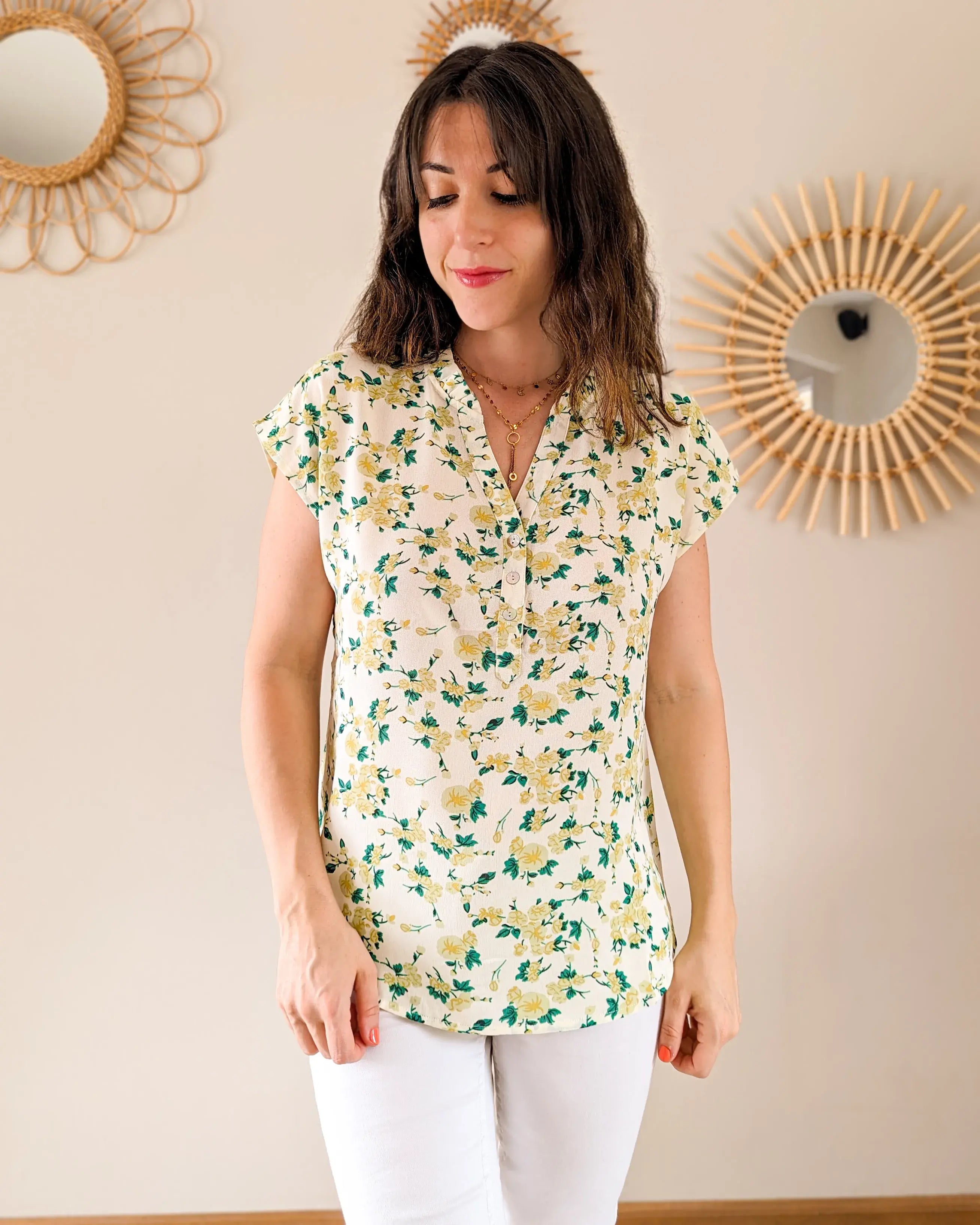 Blouse Fleurie - Anita