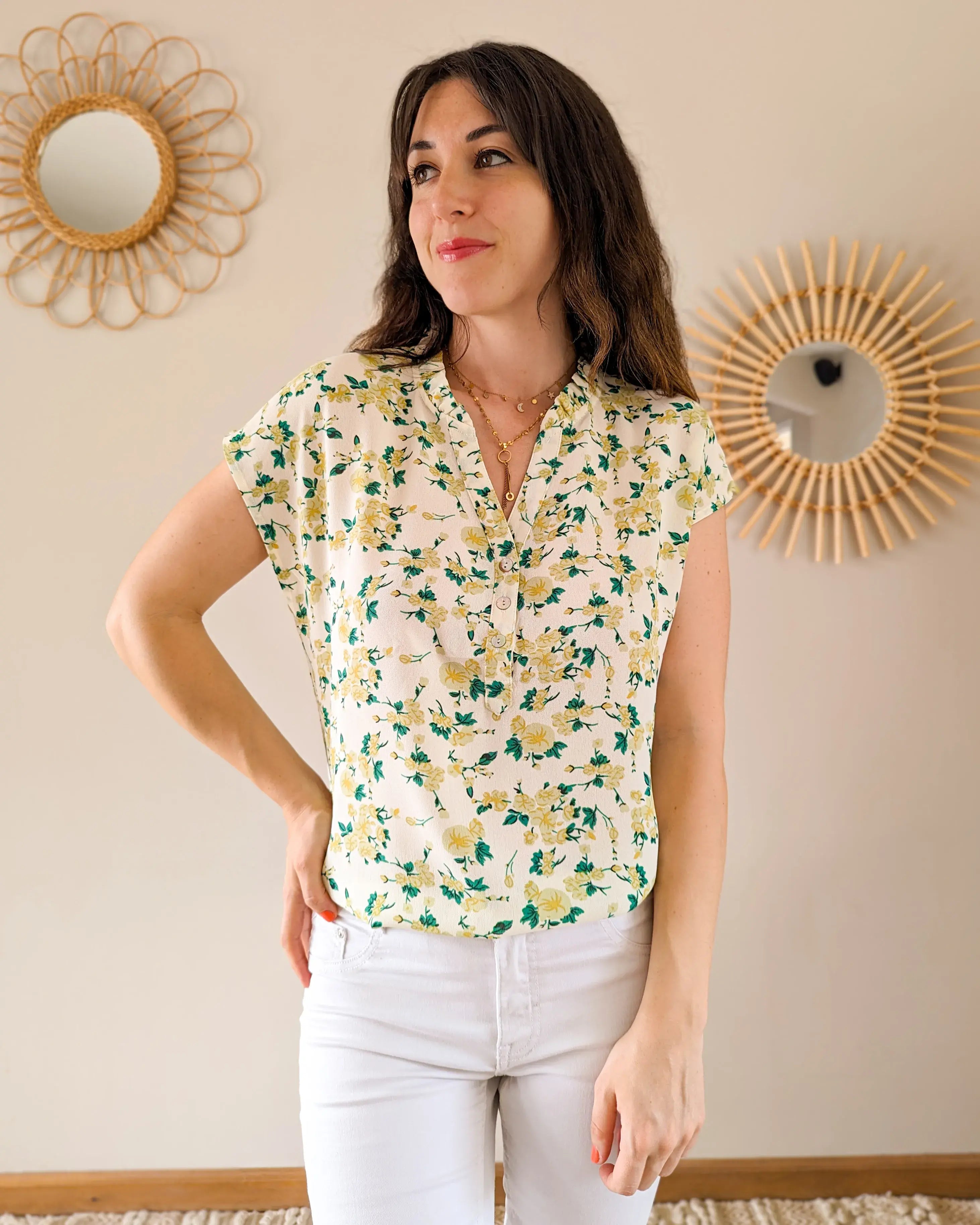 Blouse Fleurie - Anita