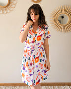 Robe Chemise Fleurie - Claudia