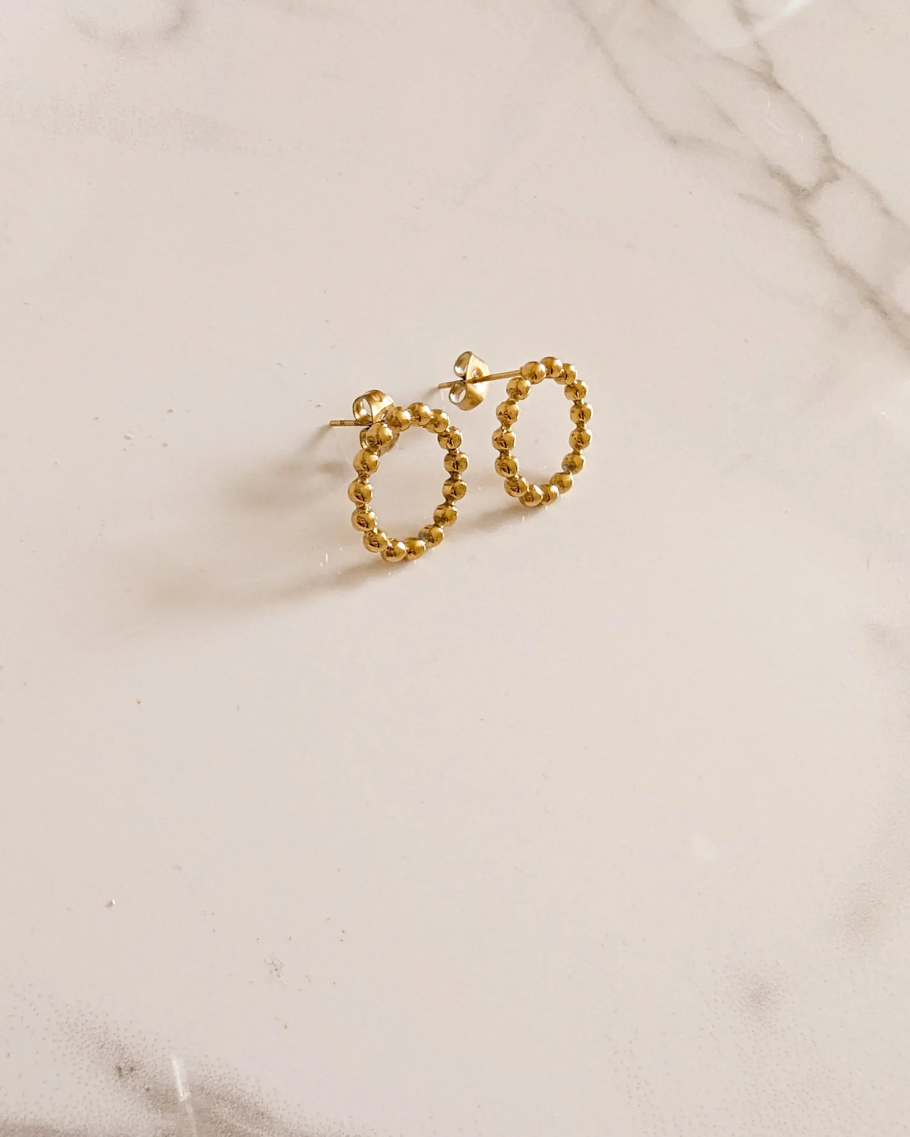 Boucles D'Oreilles Dorées - Erine