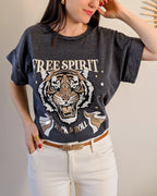T-Shirt Gris - Free Spirit