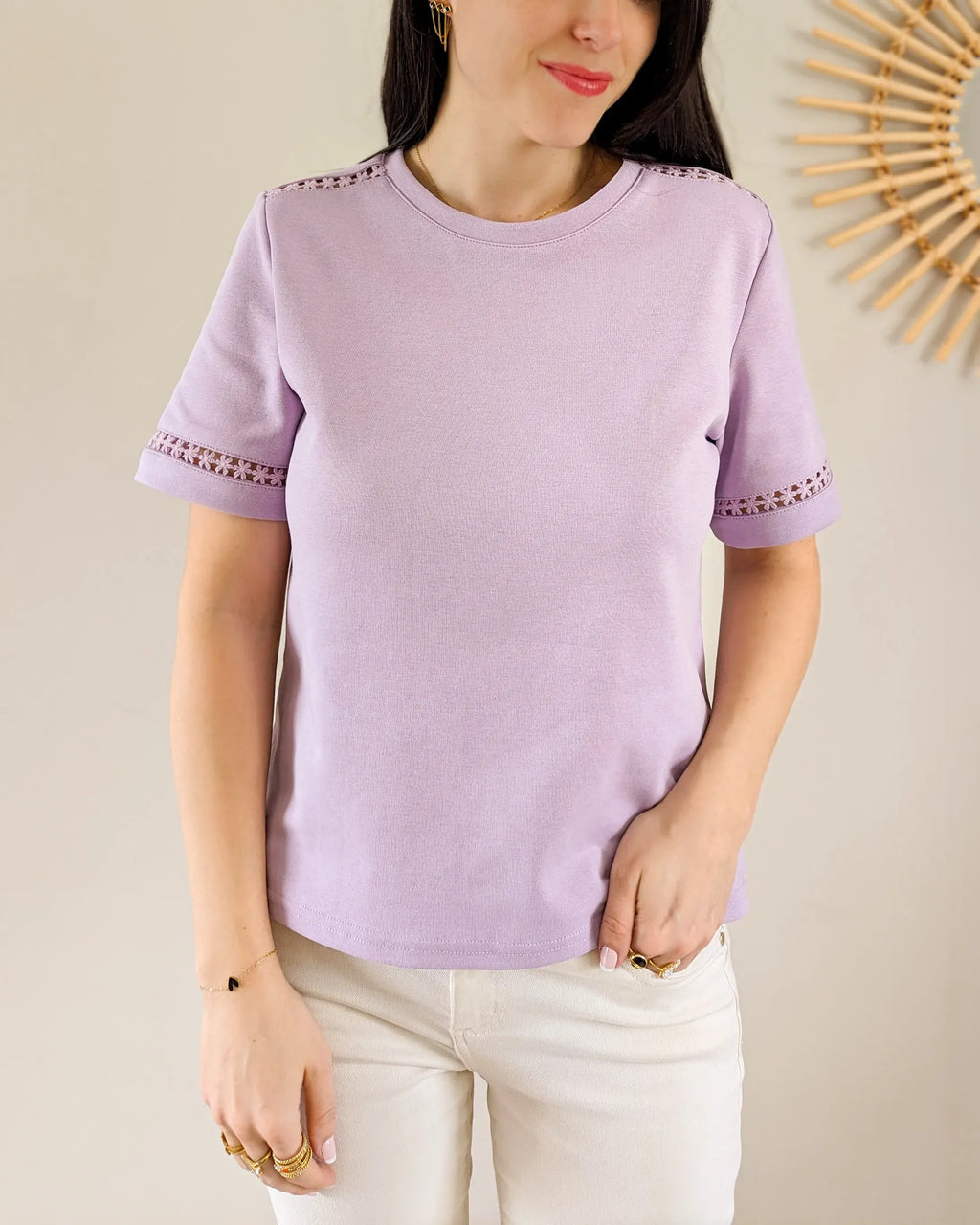 T-Shirt Violet - Lina