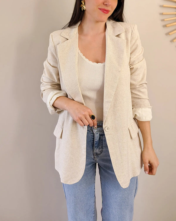 Veste Blazer - Océane Beige
