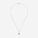 Pendentif "Lana" Diamants 0,02Ct/5 + Saphir 0,57Ct/1