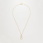 Pendentif "Gold Circles" Diamants 0,02/6