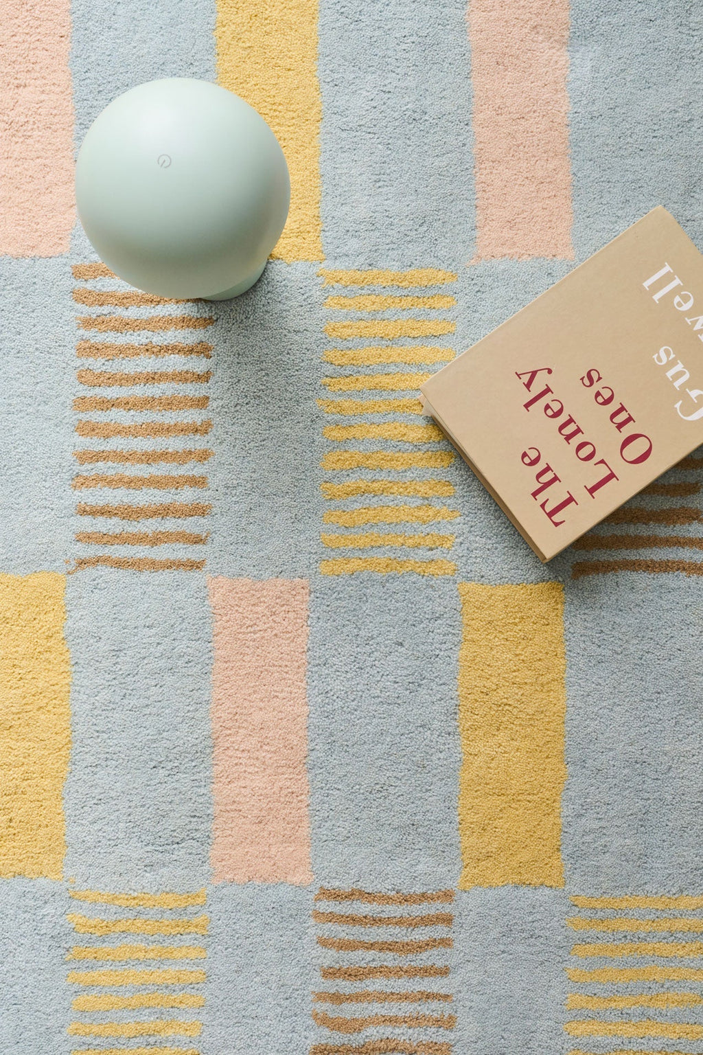 Rayon tendre – Tapis en laine coloré Rayon tendre