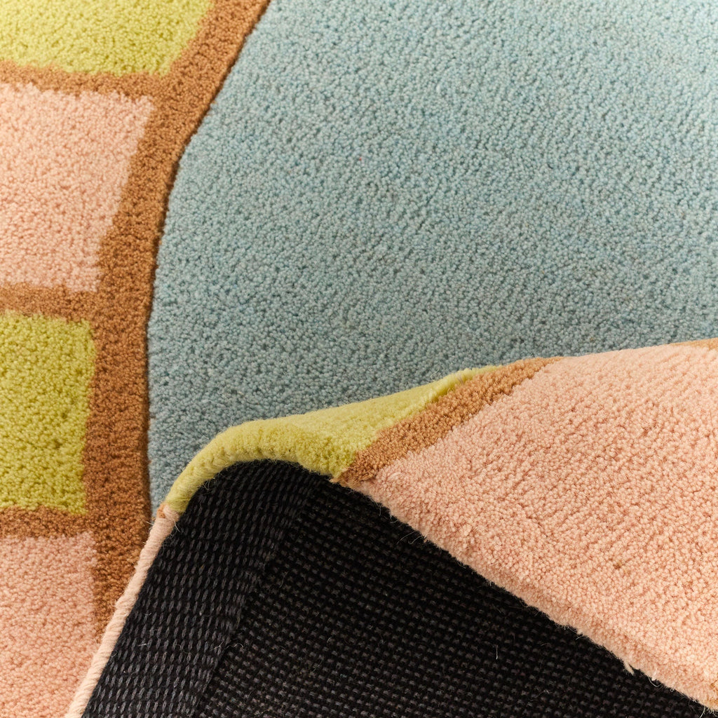 Rayon tendre – Tapis en laine aux teintes pastel Rayon tendre