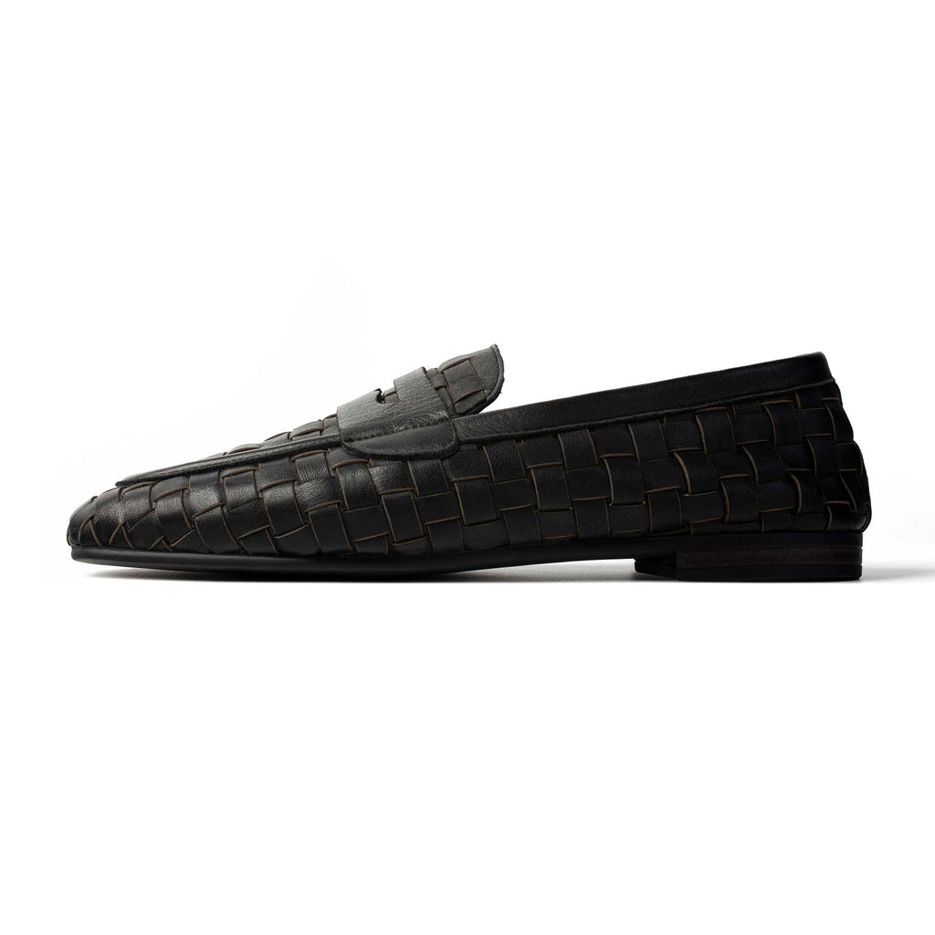 Mocassins Walking Under Golden Skies - Noir