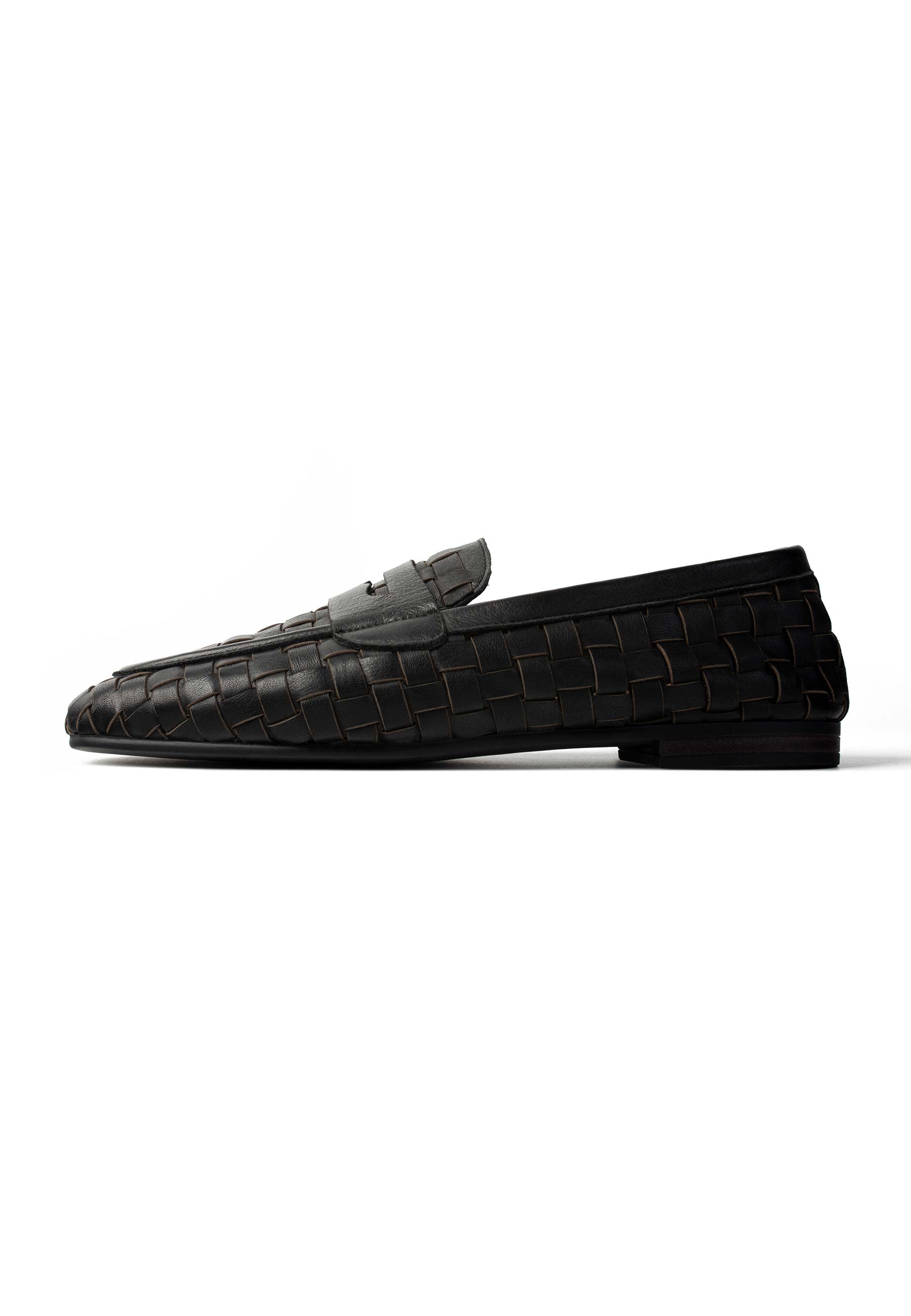 Mocassins Walking Under Golden Skies - Noir