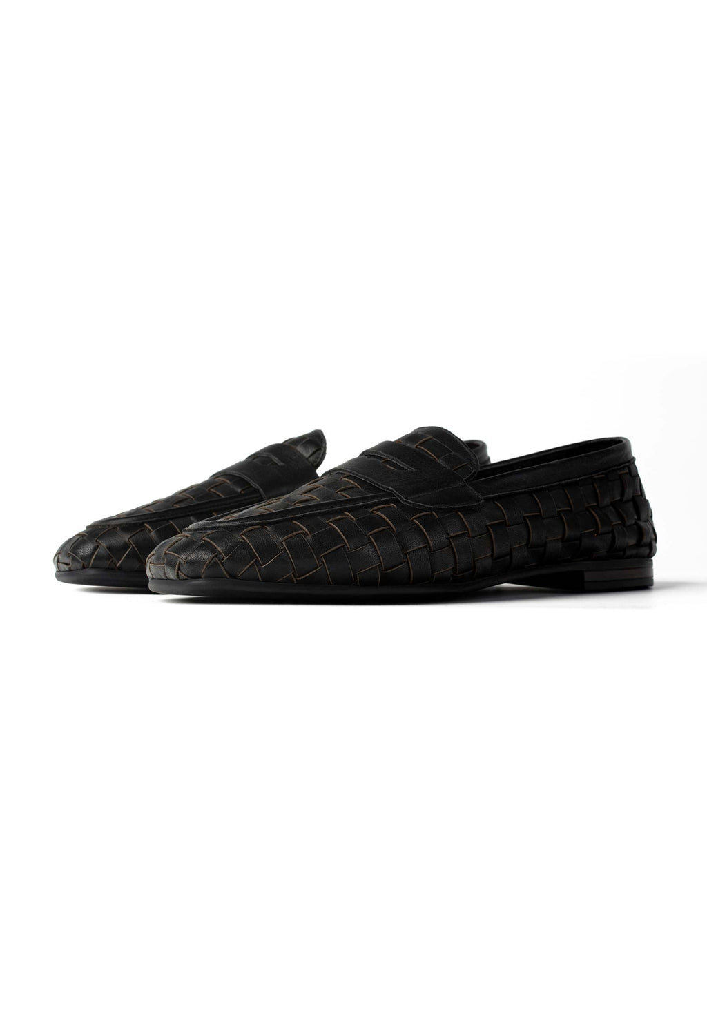 Mocassins Walking Under Golden Skies - Noir