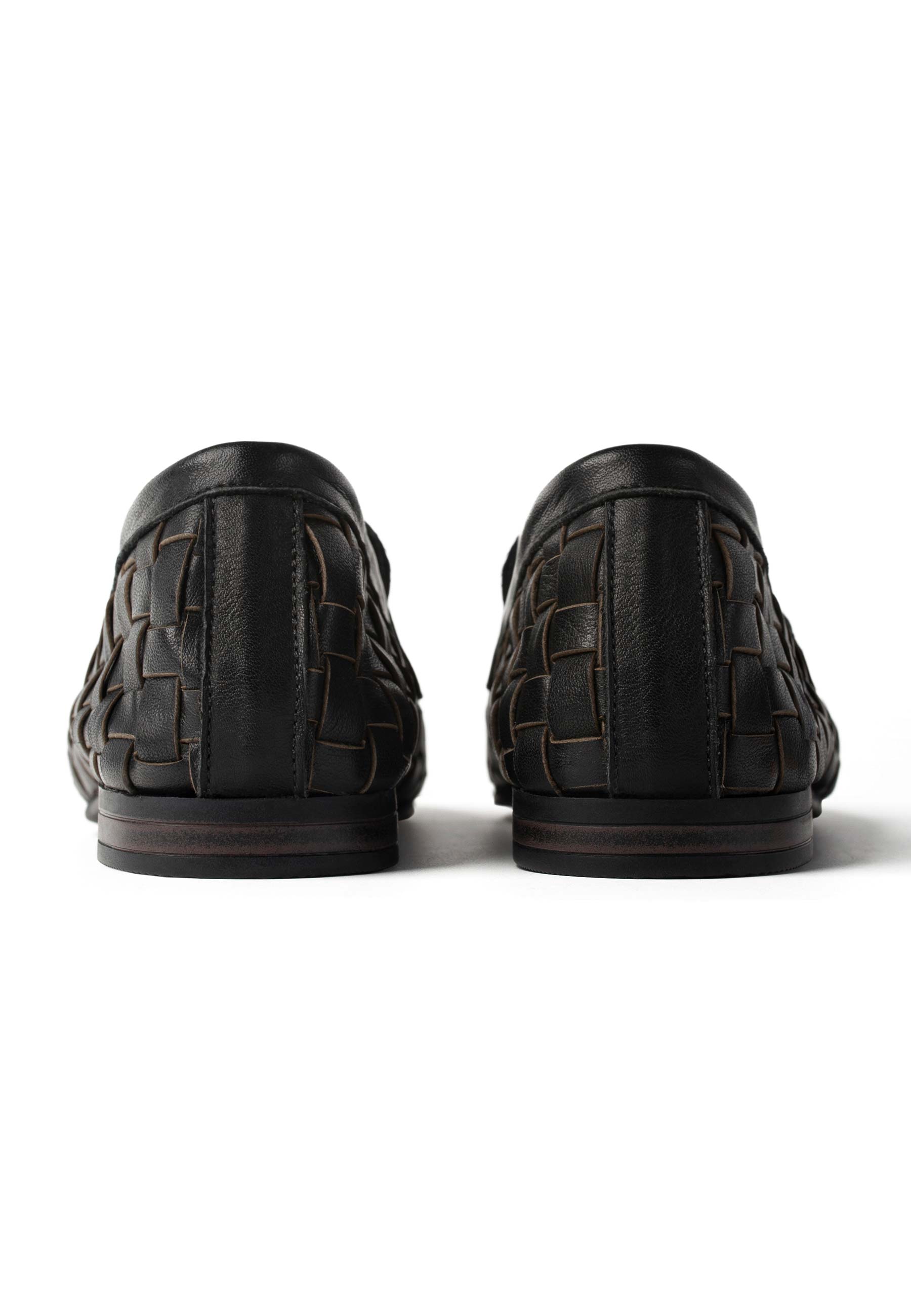 Mocassins Walking Under Golden Skies - Noir