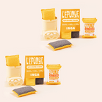 Pack Éponges, Éponges Salle de Bain et Plates