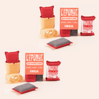 Pack Éponges, Éponges Salle de Bain et Plates