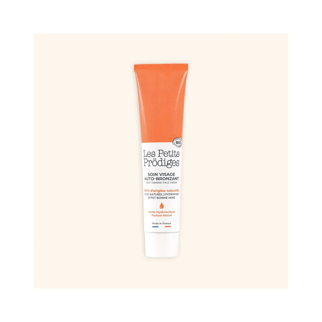 Soin visage autobronzant hydratant teint naturel progressif tous types de peaux