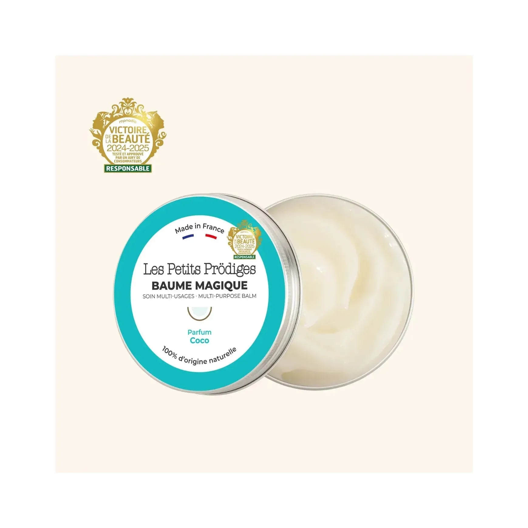 Baume magique coco multi-usages nourrissant zones sèches