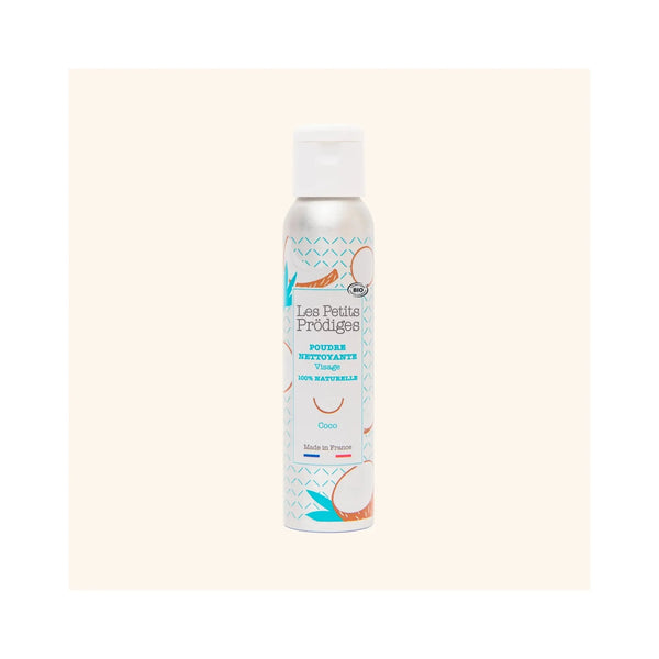 Poudre nettoyante visage coco bio mousse aérienne
