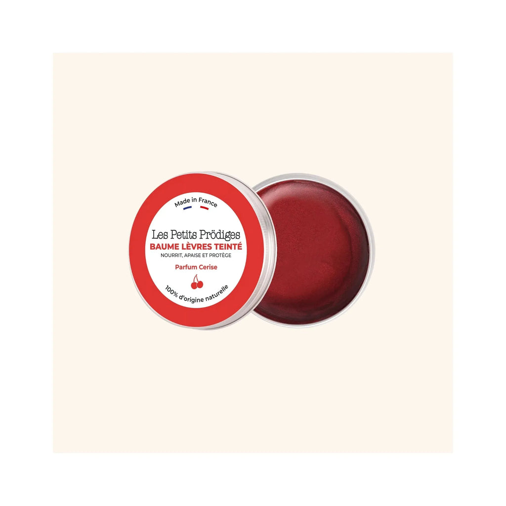 Baume lèvres teinté naturel nourrissant finition glossy teinte cerise