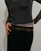 Ceinture Chloe - Chocolat