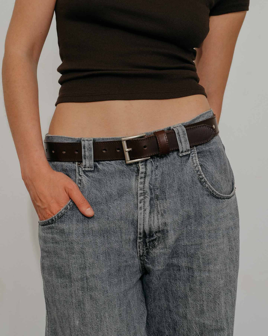 Ceinture June - Chocolat