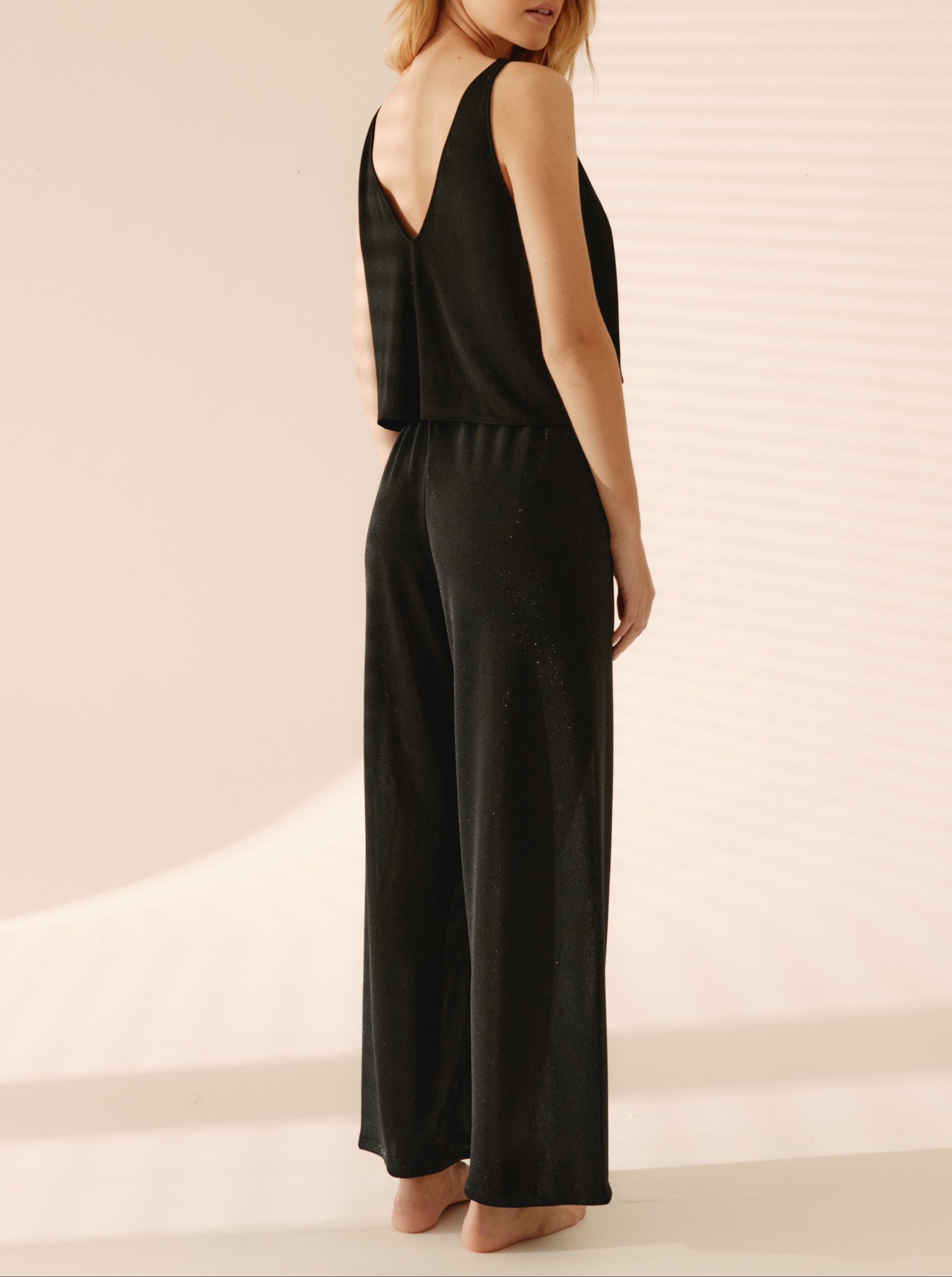 Pantalon Black Glitter