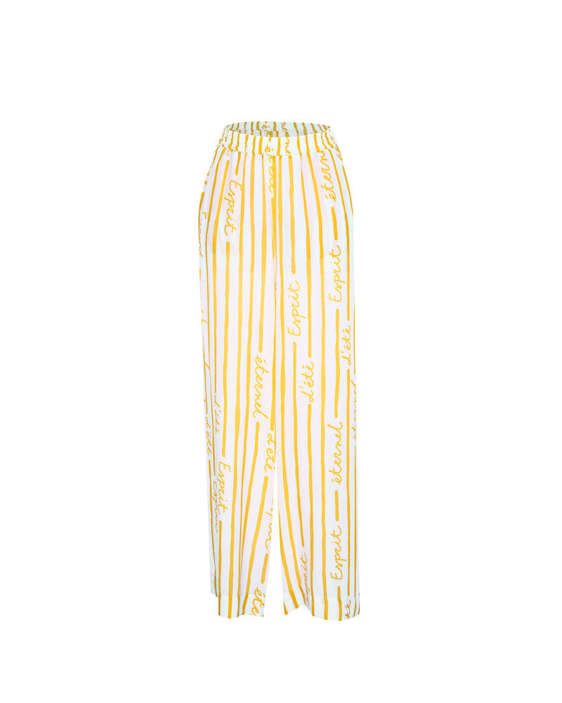 Pantalon June Intemporel Jaune Soleil