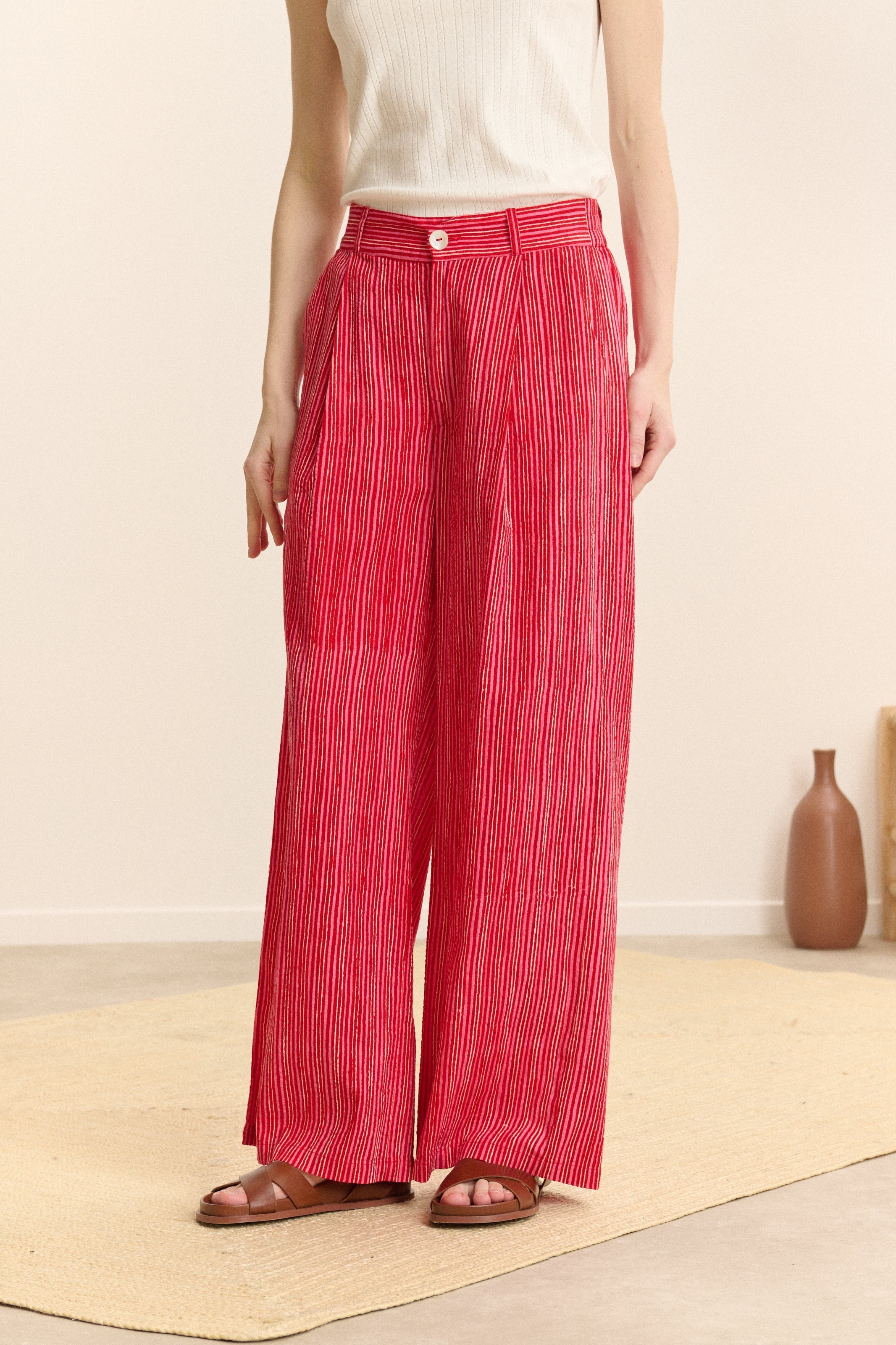 Pantalon Tofu - Rose