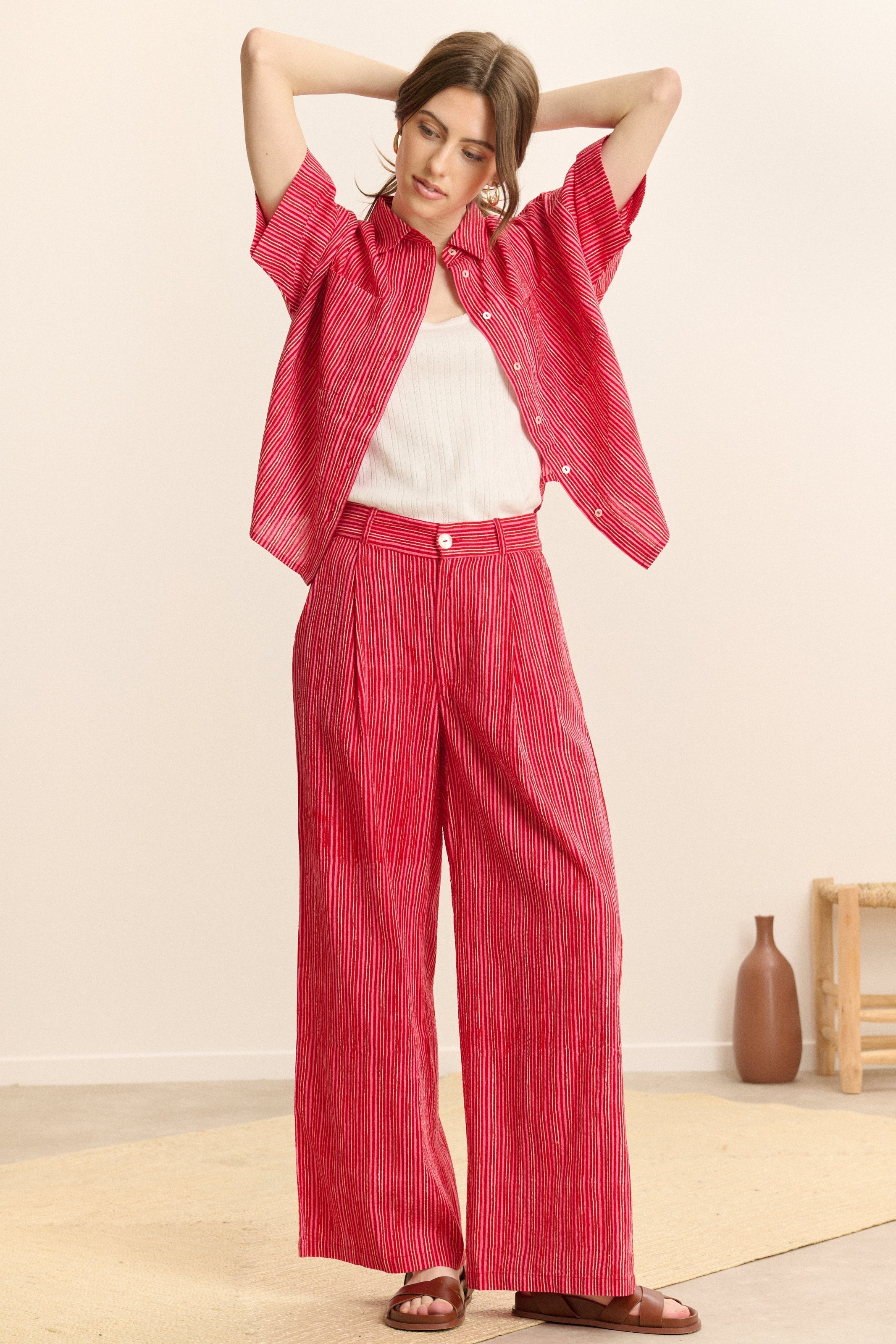 Pantalon Tofu - Rose