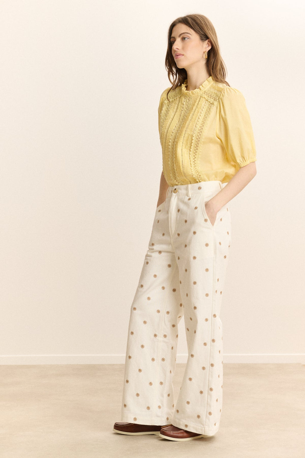 Pantalon Victorine - Blanc