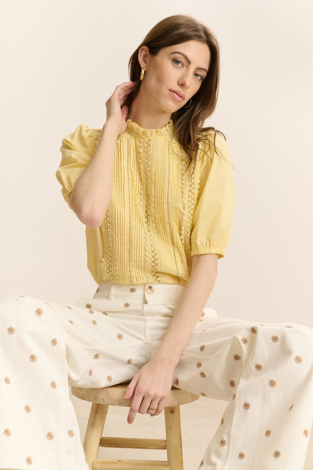 Pantalon Victorine - Blanc