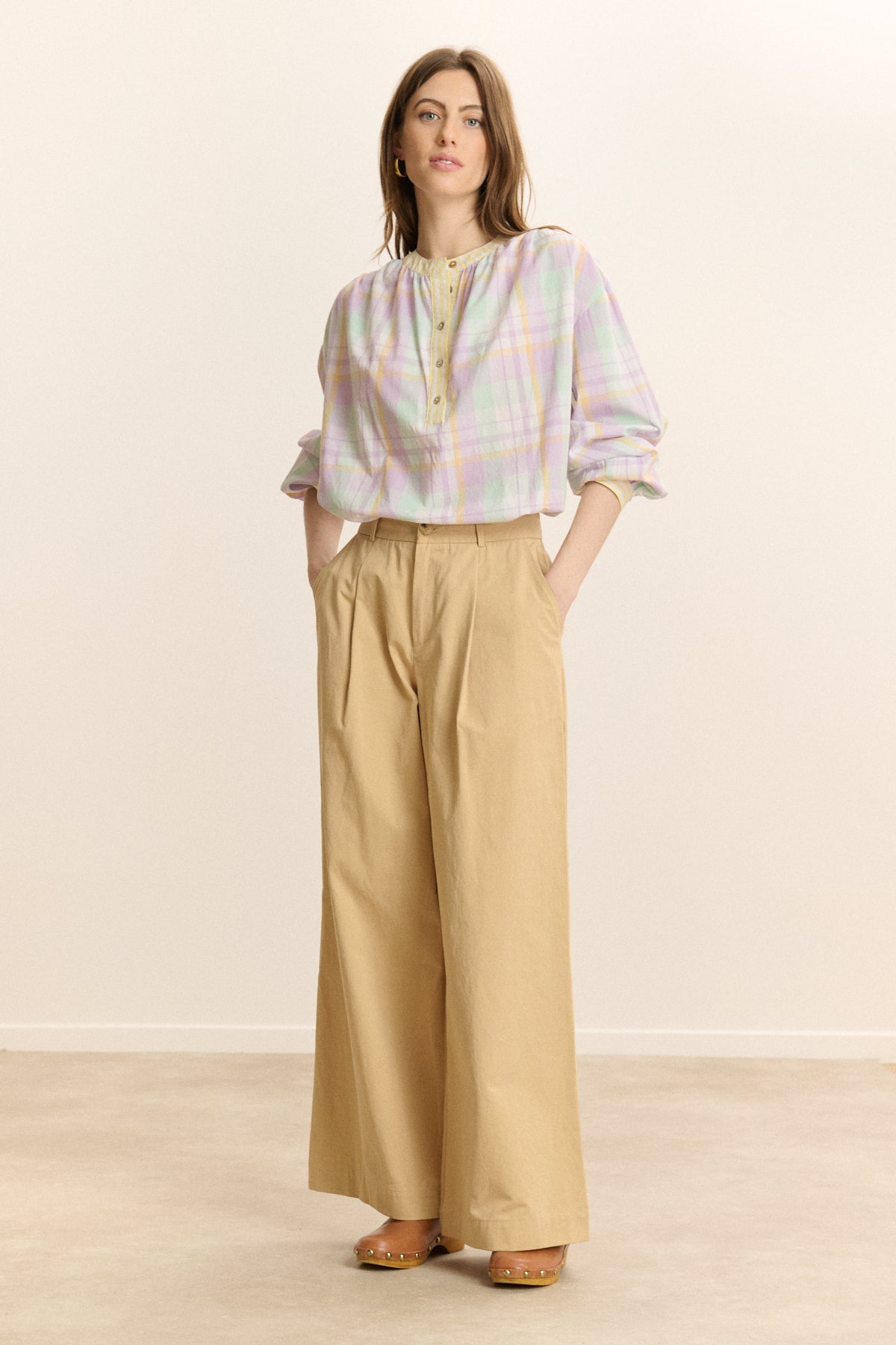 Pantalon Voltaire - Beige