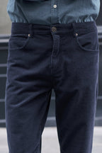 Pantalon Dean Velours - Wedgwood
