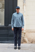 Pantalon Dean Velours - Wedgwood