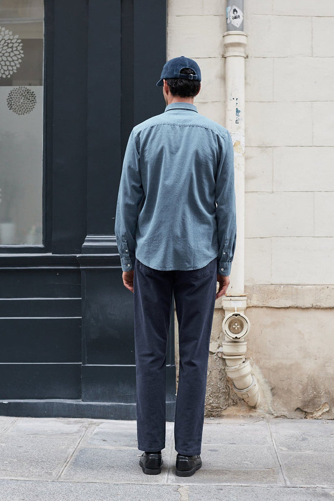 Pantalon Dean Velours - Wedgwood