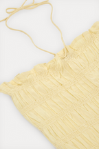Robe Par Strapless Yellow