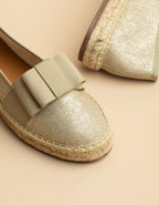Espadrilles Parsienne - Toile Lin Dore - Femme