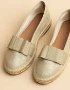 Espadrilles Parsienne - Toile Lin Dore - Femme