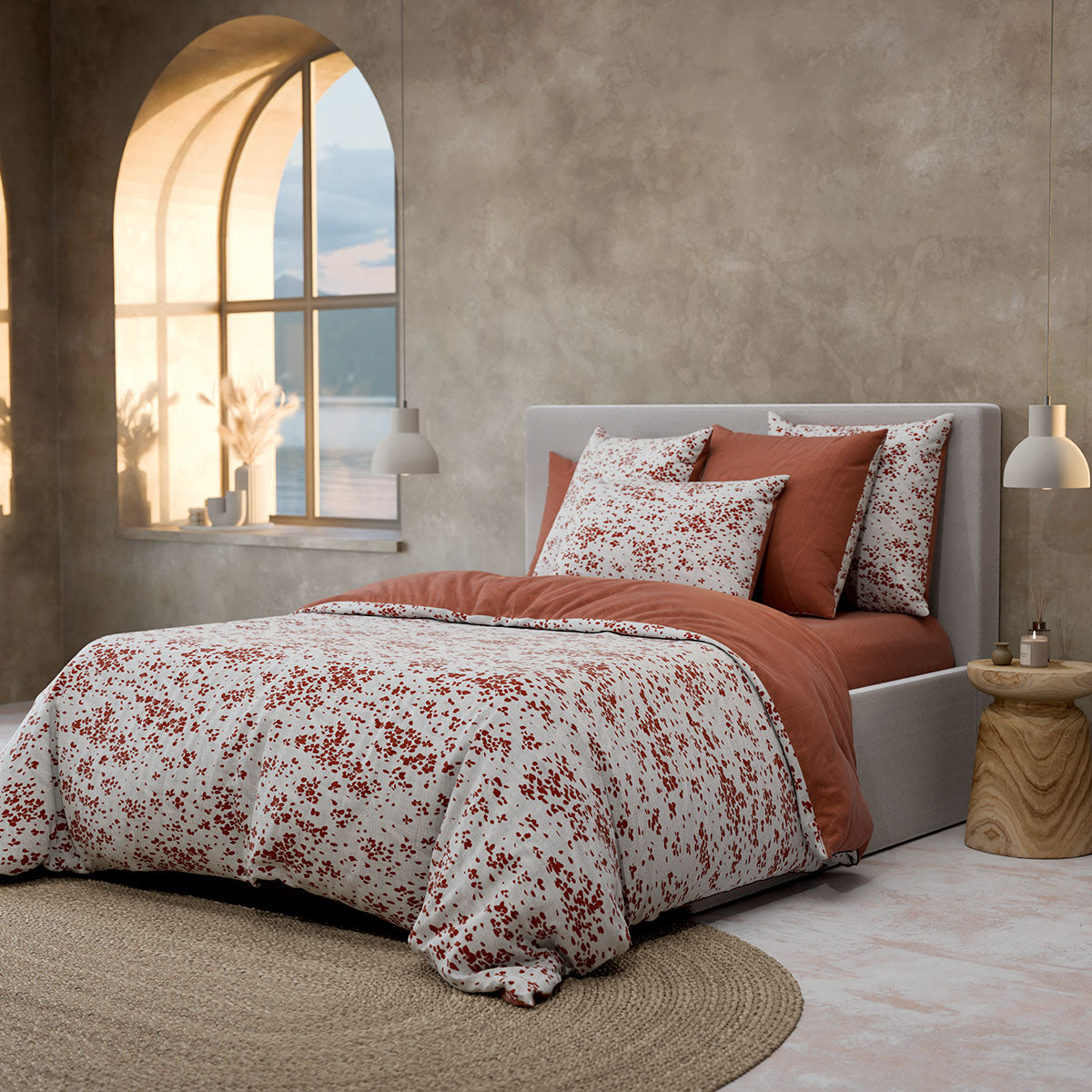 Lodge - Parure - Terracotta