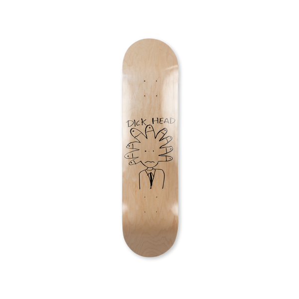 Paul McCarthy's Dick Head skateboard art by the skateroom