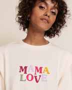 Le Sweat Club Mama Love En Coton Bio - Crème