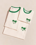 Le T-Shirt Coeur Mamie Chérie En Coton Bio - Crème