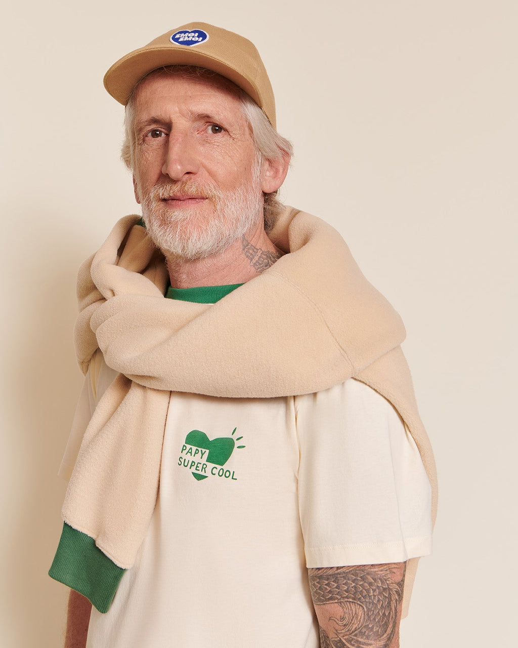 La Casquette Émoi Émoi En Coton - Beige