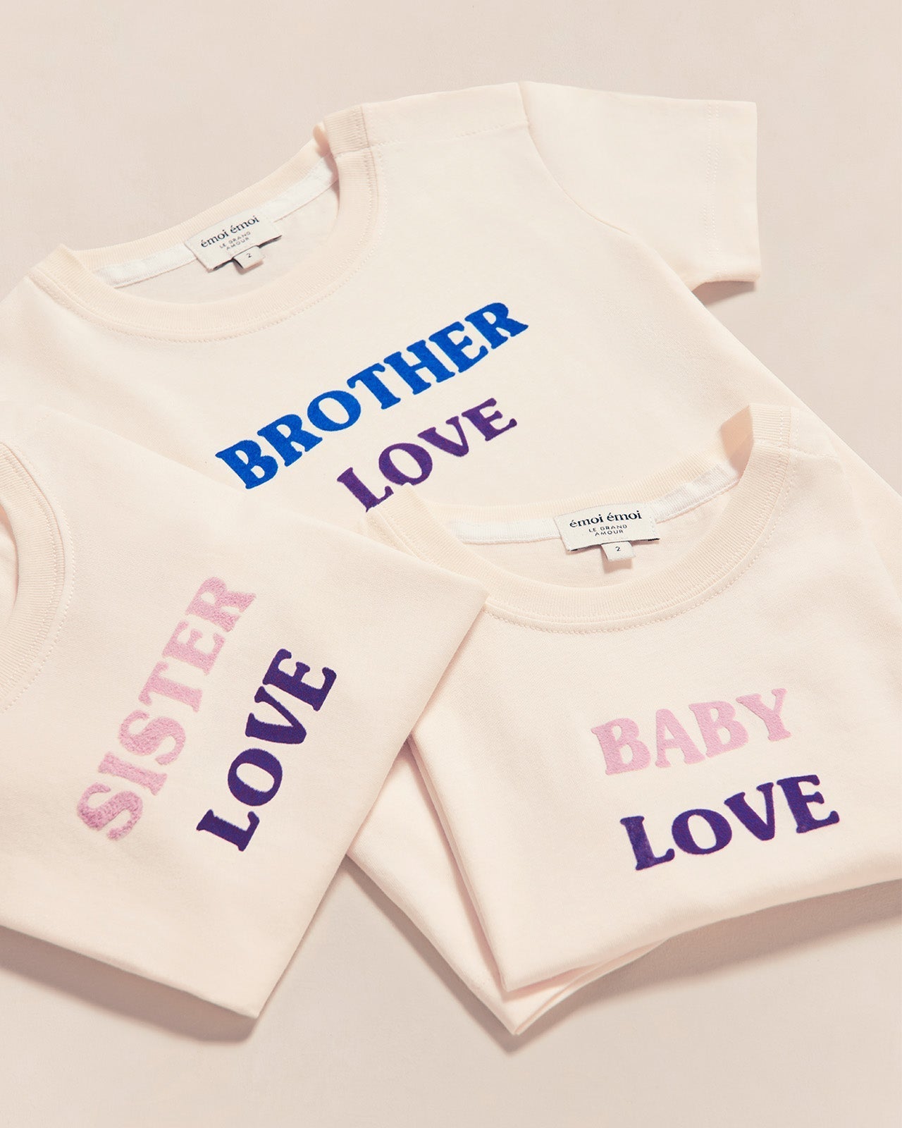 Le T-Shirt Sister Love En Coton Bio - Crème