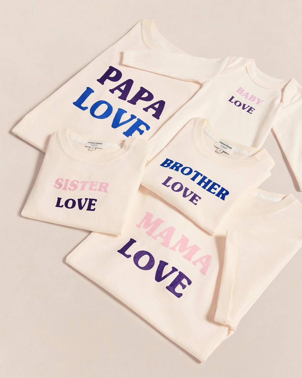 Le T-Shirt Sister Love En Coton Bio - Crème