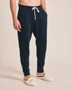 Le Pyjama Family Party Homme En Coton Bio Nid D'Abeille - Charbon