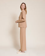 Le Bas De Pyjama Femme En Coton Bio - Praliné