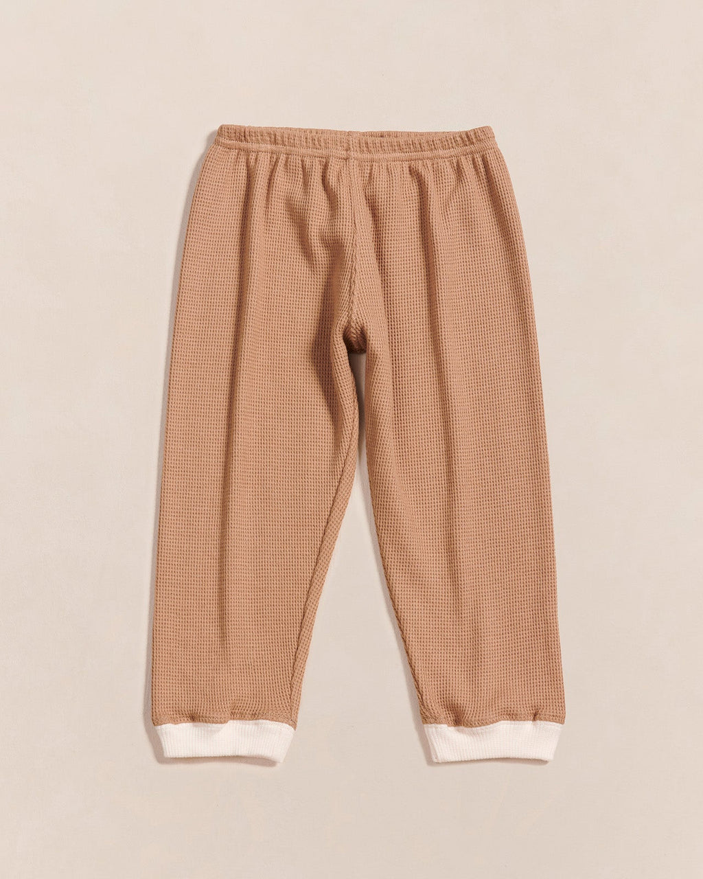 L'Ensemble De Pyjama Mini Cool En Coton Bio Nid D'Abeille - Praliné