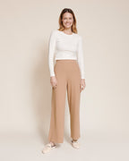 Le Bas De Pyjama Femme En Coton Bio - Praliné